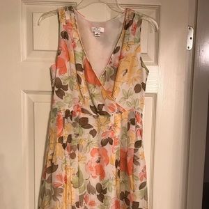 Ann Taylor Loft size 6 silk dress